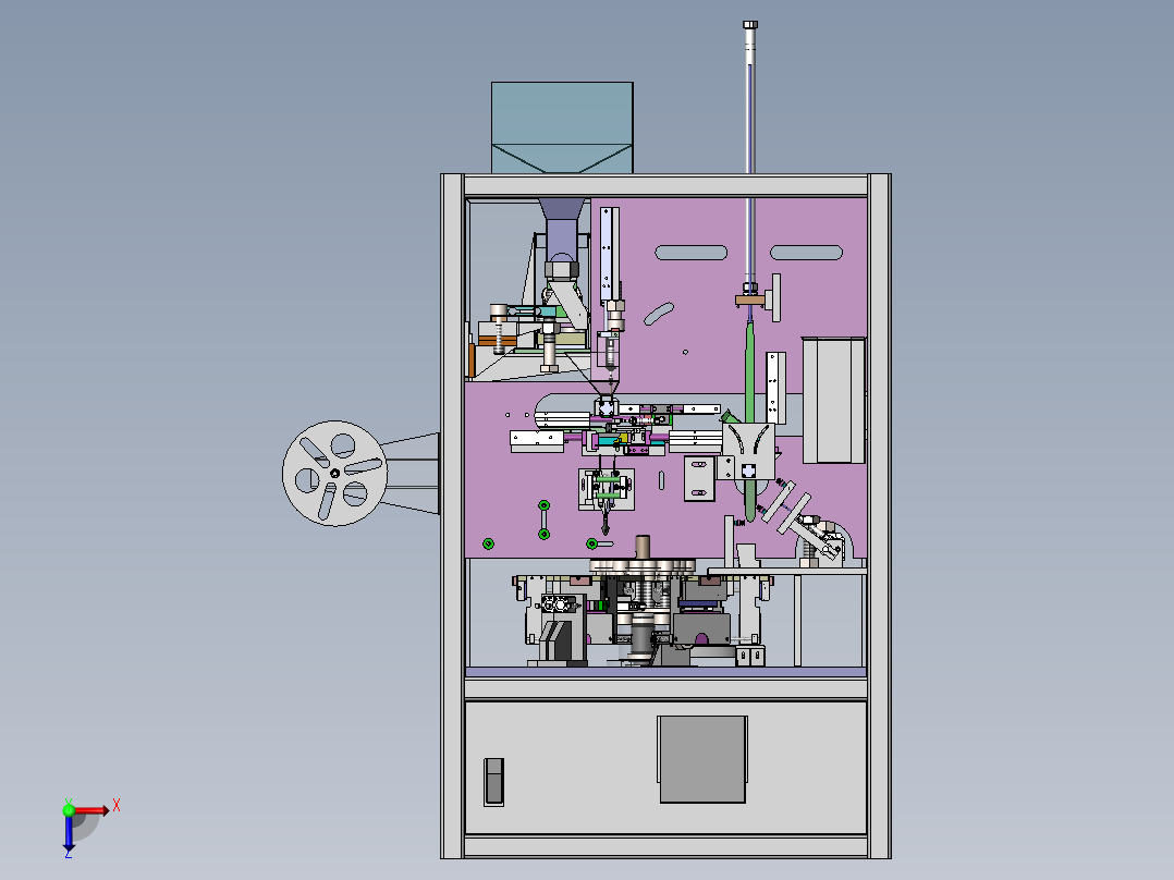 茶叶内外袋真空包装机sw16可编辑俯视图