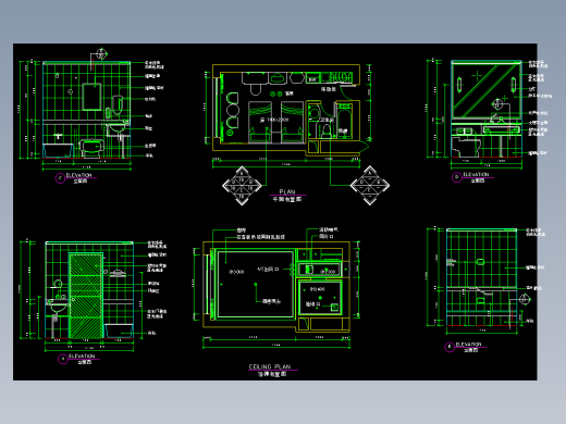宾馆卫生间平立顶