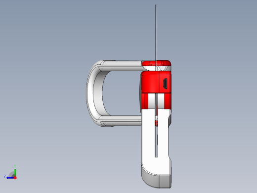 solidworks 口袋磁盘播放器造型设计右视缩略图
