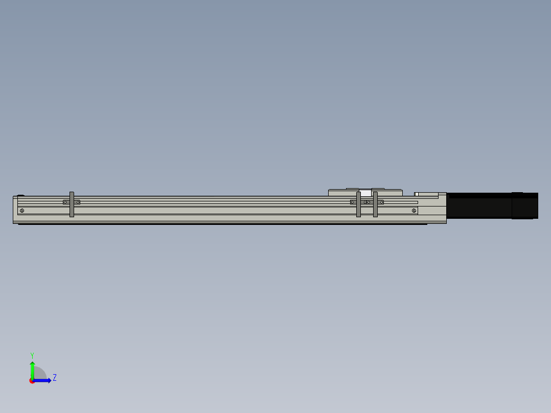 Toyo东佑达直线模组-ETH6-450-BC+煞車-反-M5左视图