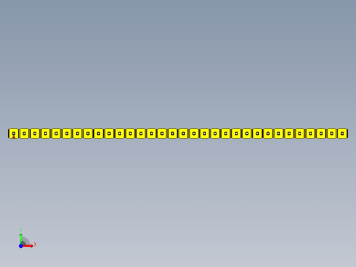 彩色公头100mil（2.54mm）系列-DS1021_yellow_1x32p_100mil_Type19_rev1.0前视缩略图