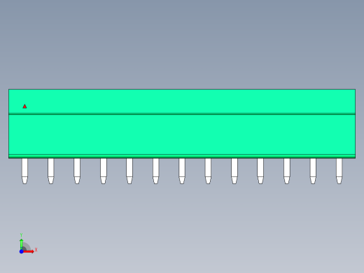 DEGSON 15EDG 系列 3.5mm 插拔式接线端子 FullPack-15EDGVC-3.5-13P-14-00AH前视缩略图