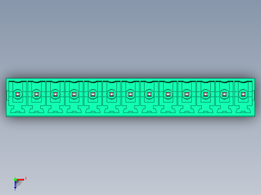 DEGSON 15EDG 系列 3.5mm 插拔式接线端子 FullPack-15EDGVC-3.5-13P-14-00AH俯视缩略图