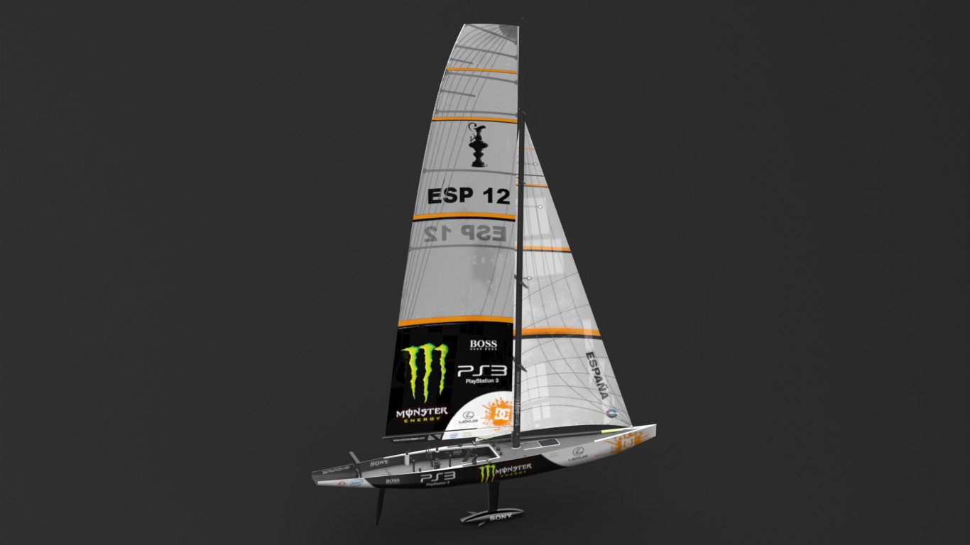 86---小帆船模型3D图纸 模型图纸