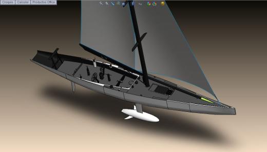 86---小帆船模型3D图纸 模型图纸缩略图