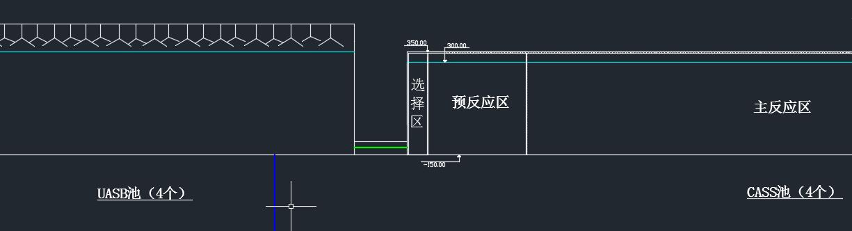 E1044-采用UASB-CASS处理工艺啤酒生产废水处理厂设计CAD+说明书