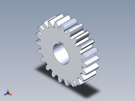 正齿轮压力角20 -48dp-20pa-22t spur gear
