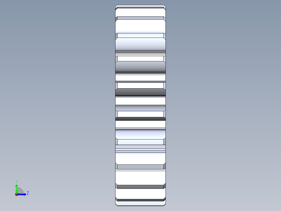 正齿轮压力角20 -48dp-20pa-22t spur gear左视图
