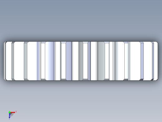 正齿轮压力角20 -48dp-20pa-22t spur gear俯视缩略图