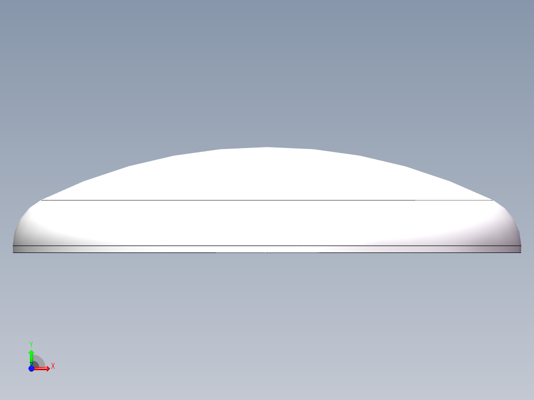 THB碟形封头DN2800前视图