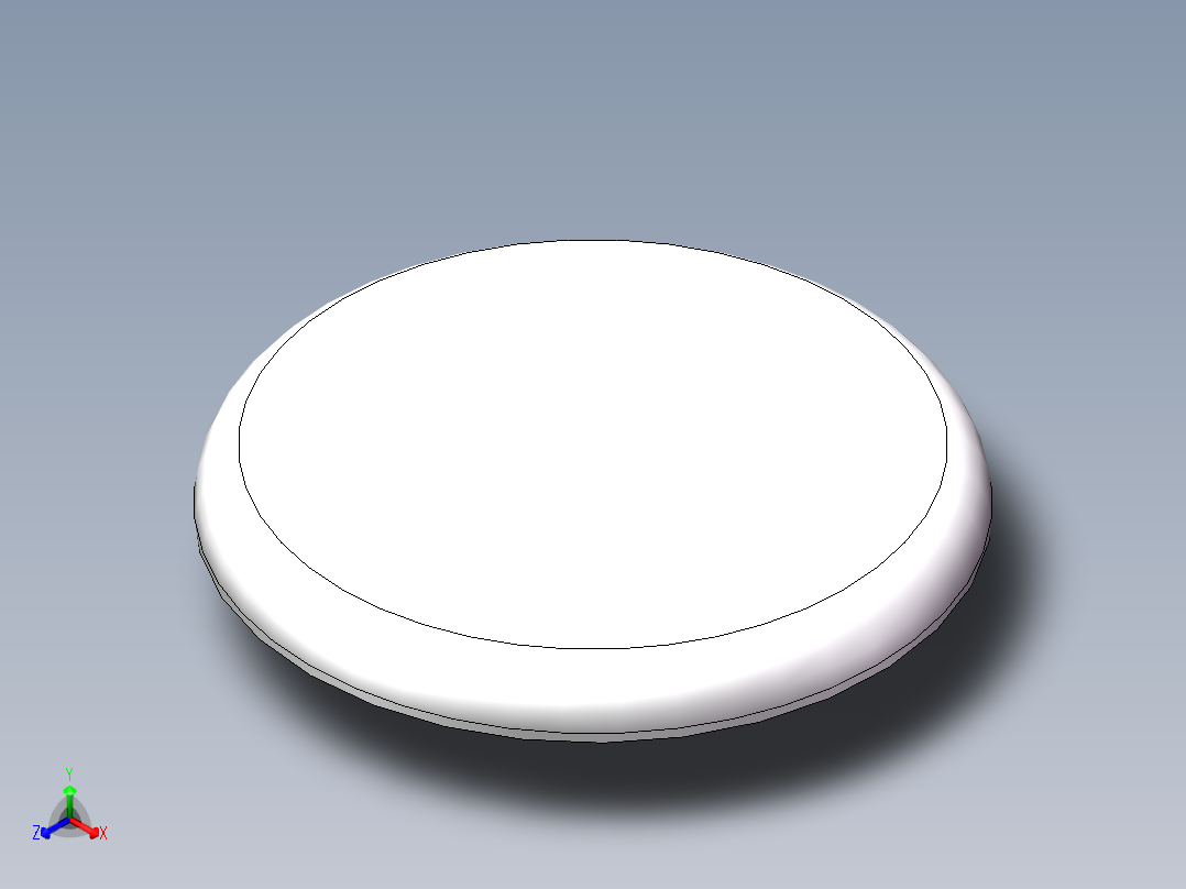 THB碟形封头DN2800正等轴测图