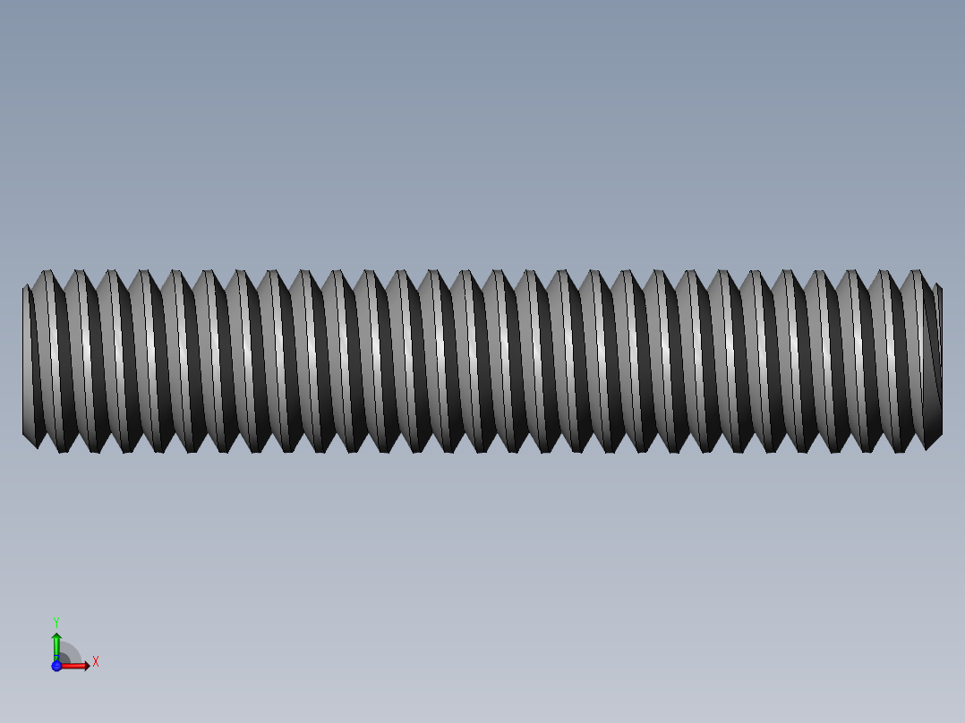 DIN 913-ISO 4026 固定螺钉-M4 L=20.SLDPRT前视图
