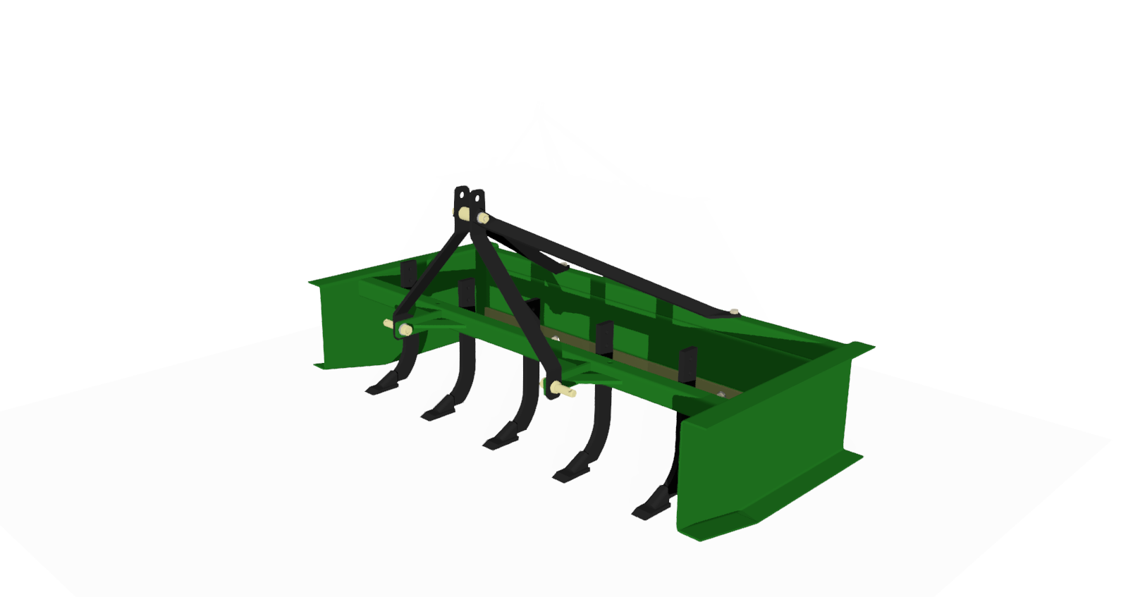 Grader box后挂平地机构