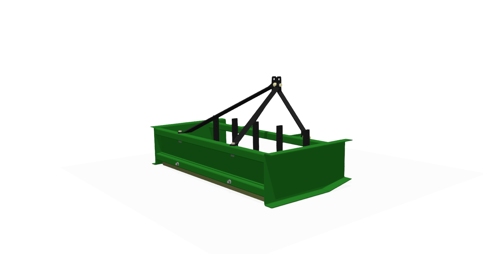 Grader box后挂平地机构