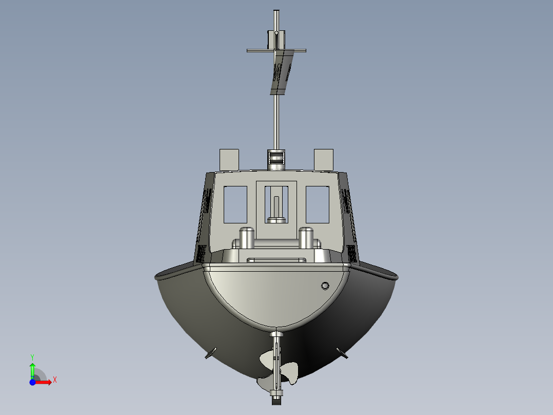 Zuiderzee拖船前视图