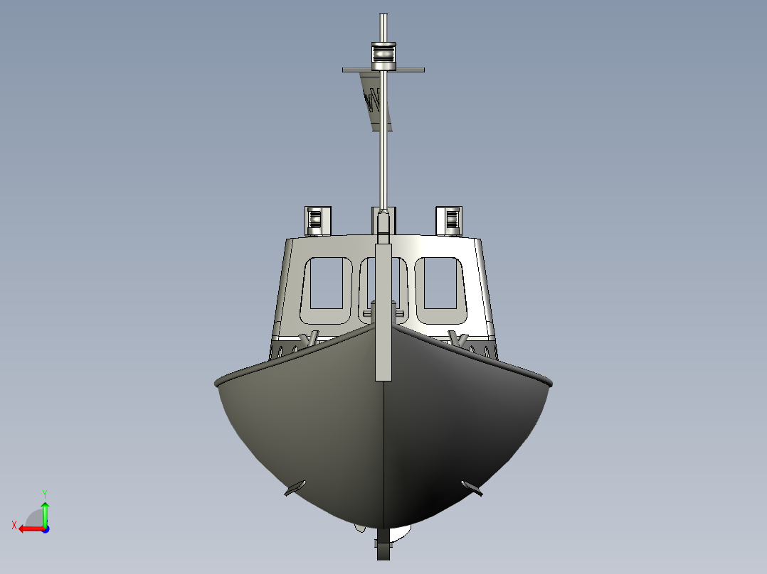 Zuiderzee拖船后视图