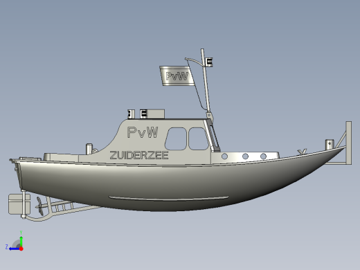 Zuiderzee拖船右视缩略图