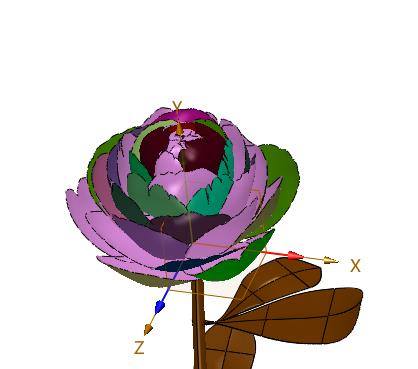 牡丹花芍药花3d装饰摆件缩略图