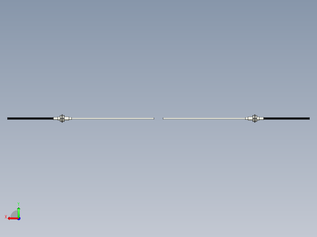 光纤元件对射型FT-D410-L后视图