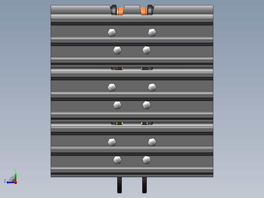 0.2m3挖掘机行走机构四轮一带1561852右视图