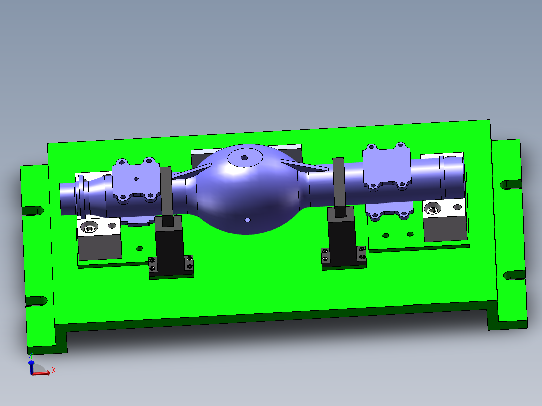 汽车桥壳零件液压柔性夹具设计【含三维图】