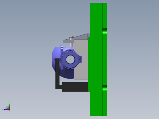 汽车桥壳零件液压柔性夹具设计【含三维图】右视缩略图