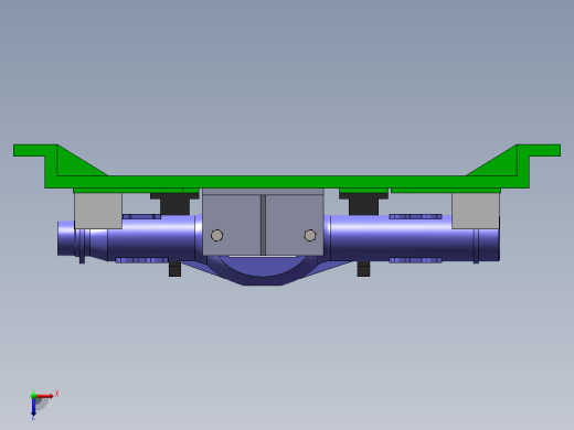 汽车桥壳零件液压柔性夹具设计【含三维图】俯视缩略图