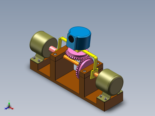 锥齿轮摄像头正等轴测缩略图