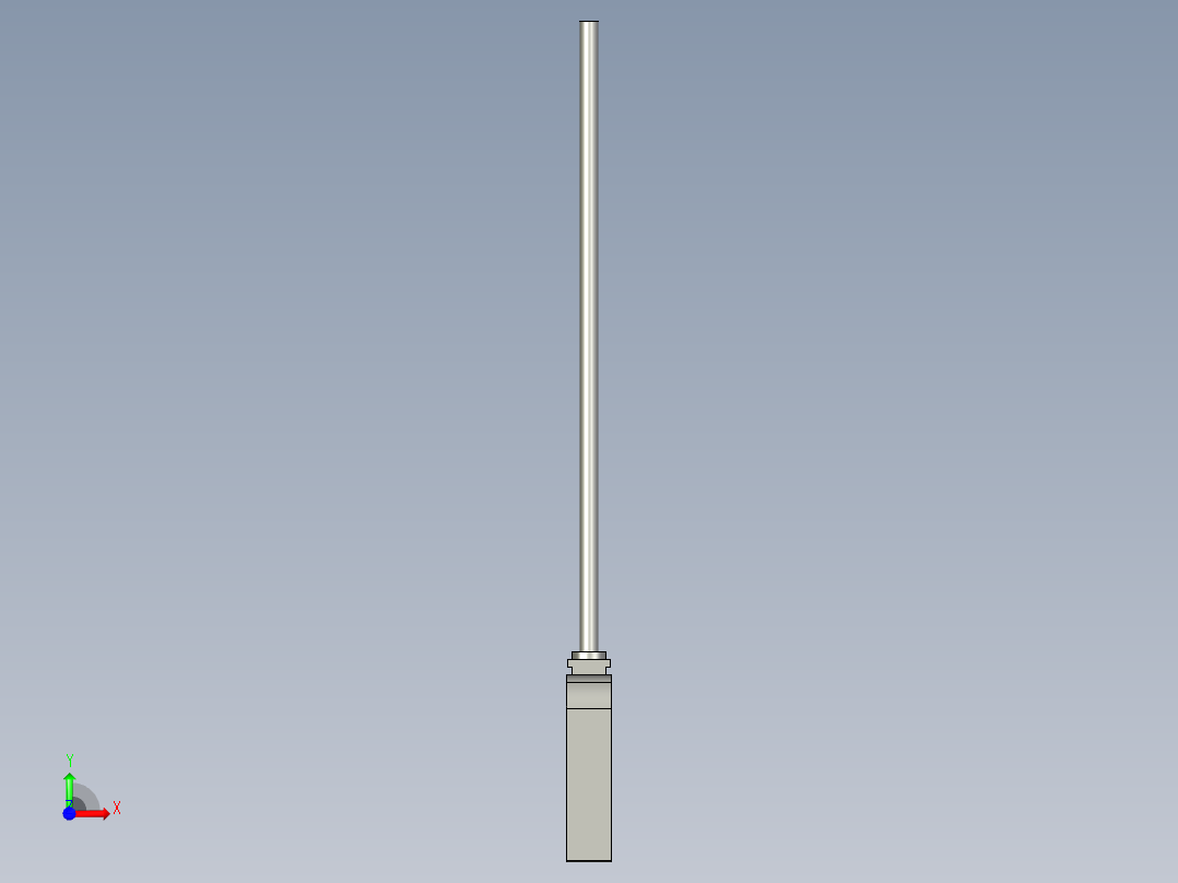 基恩士LV-S41_kc图纸模型前视图