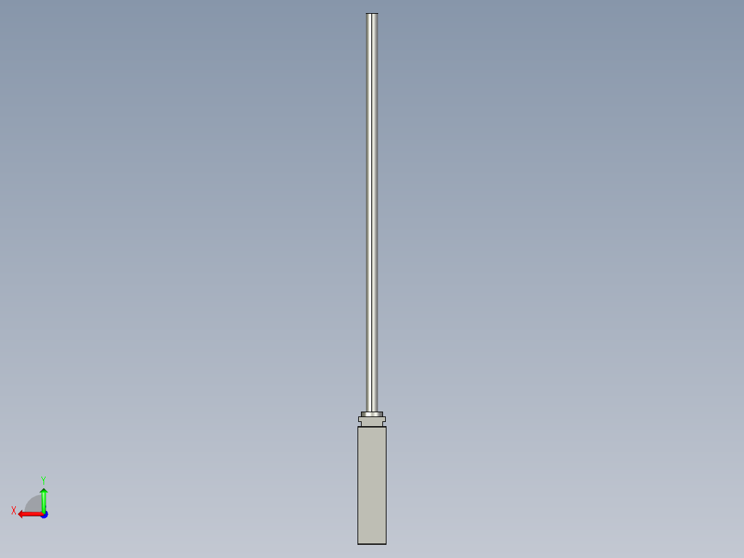 基恩士LV-S41_kc图纸模型后视图
