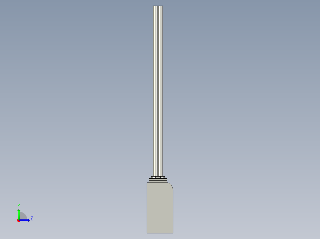 基恩士LV-S41_kc图纸模型左视图