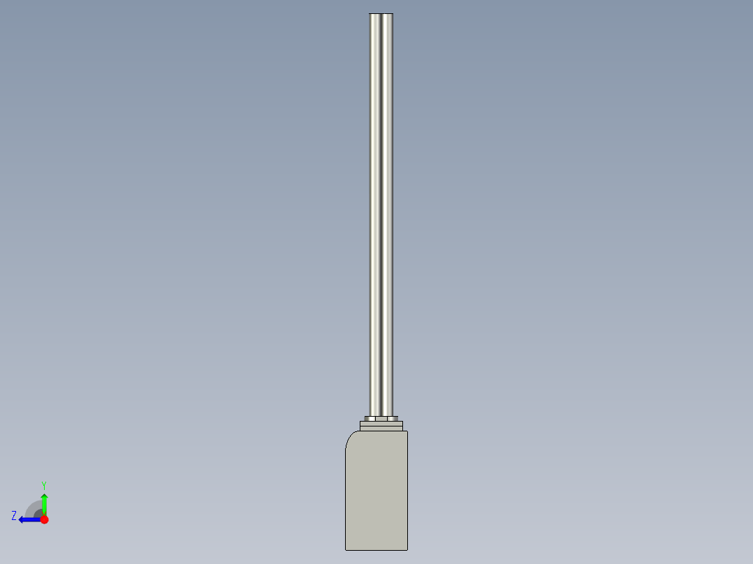 基恩士LV-S41_kc图纸模型右视图