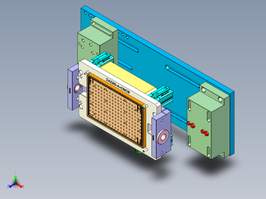 ZAZ00-A-笔记本CNC工装夹具三维模型CNC6-1023正等轴测缩略图
