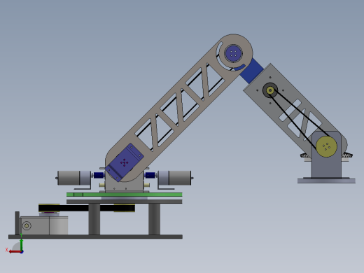 5自由度机械臂后视缩略图
