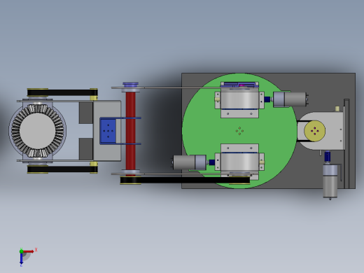 5自由度机械臂俯视缩略图