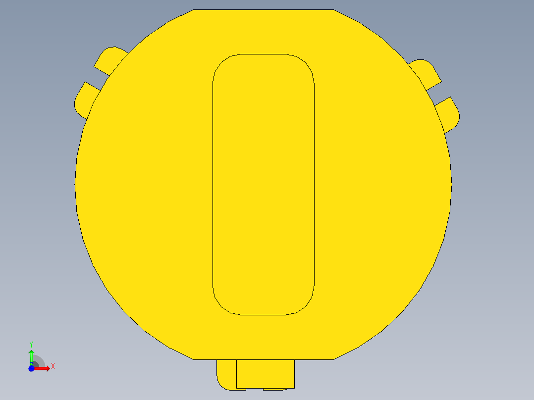 UG摄像机支架前视图