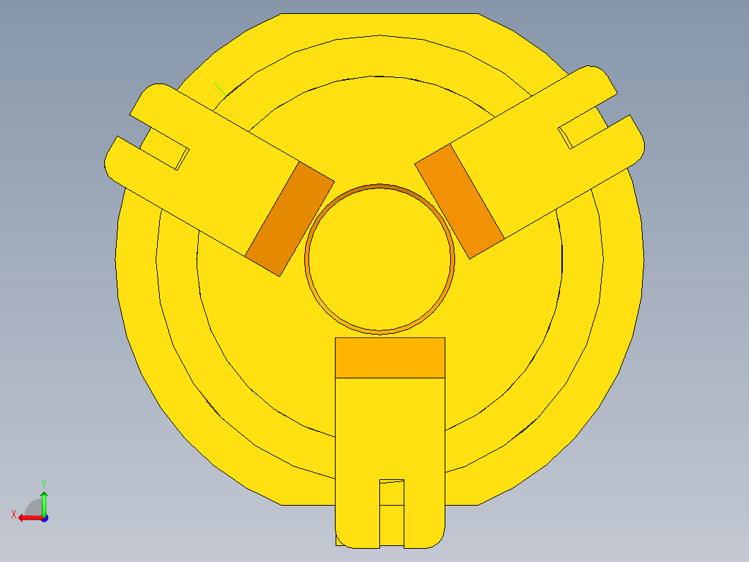 UG摄像机支架后视图