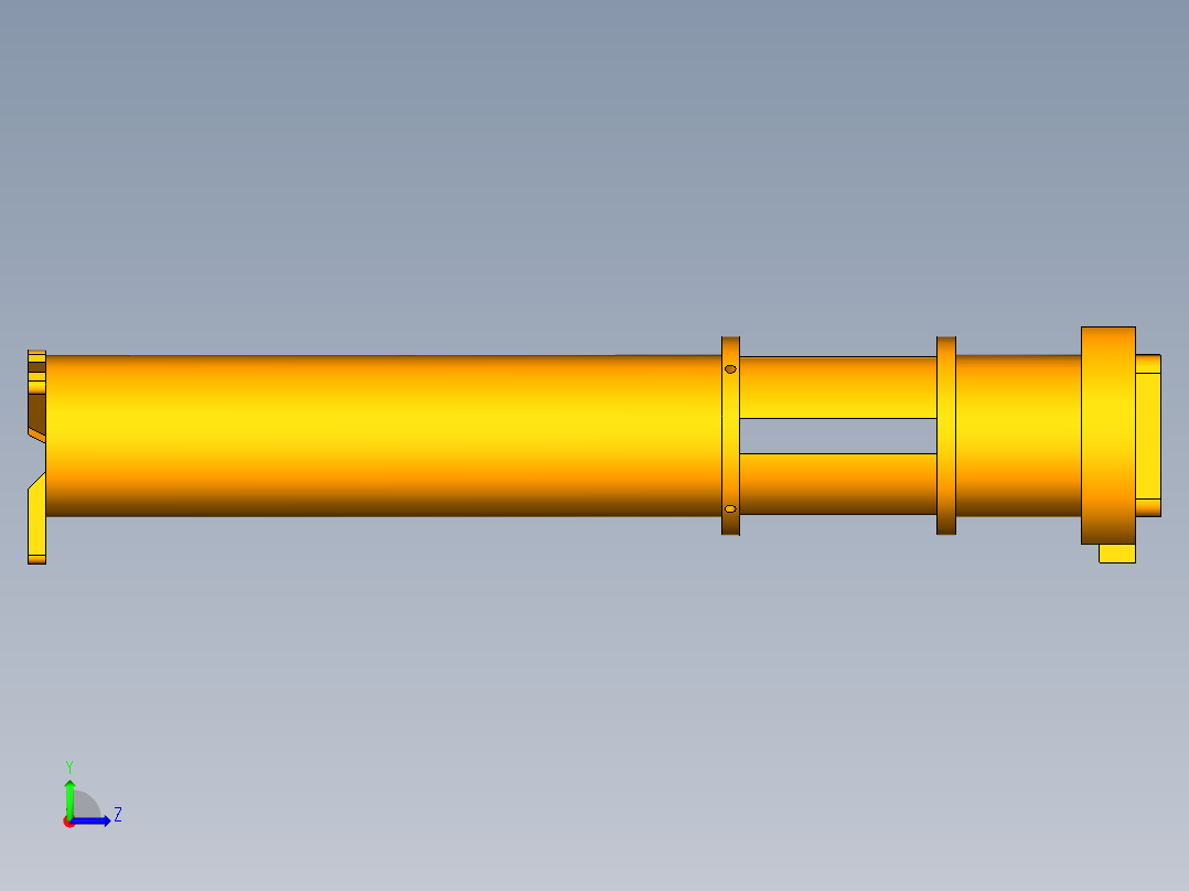 UG摄像机支架左视图