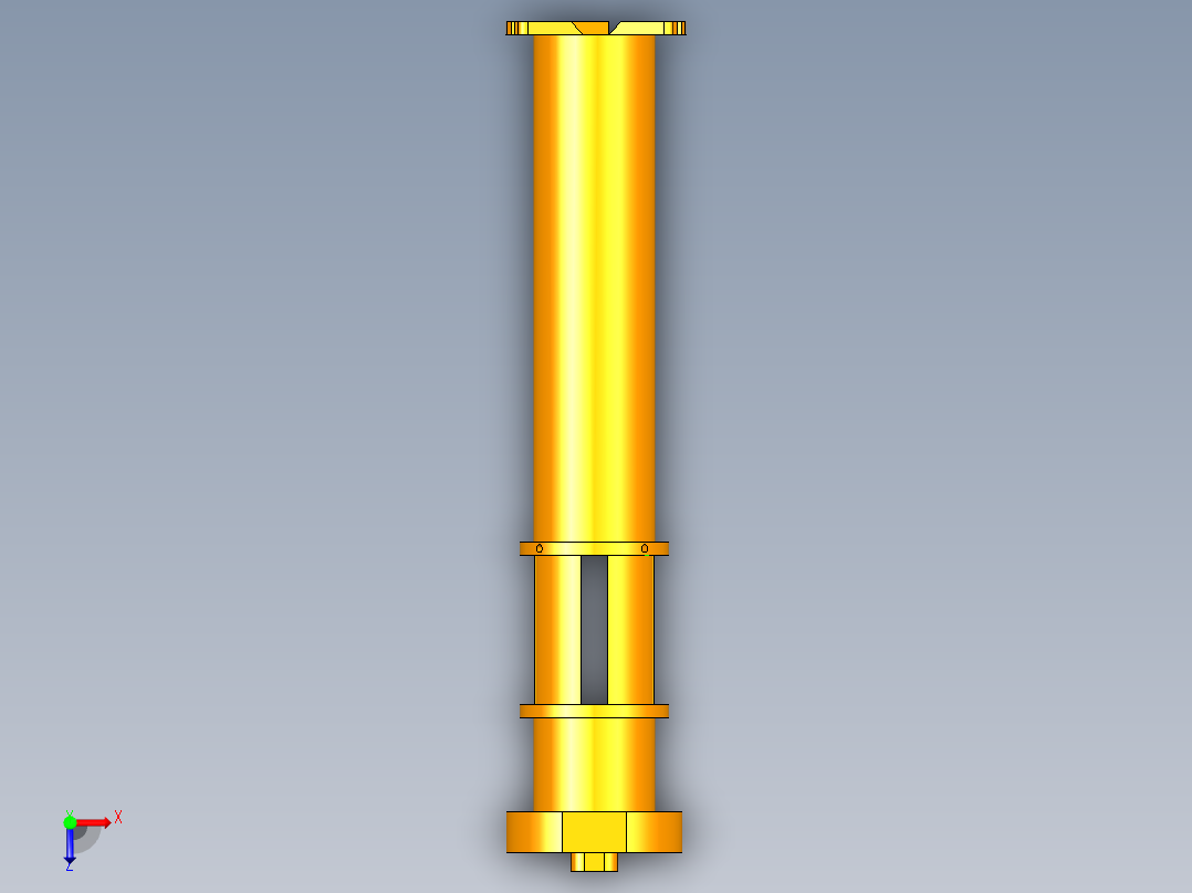 UG摄像机支架俯视图