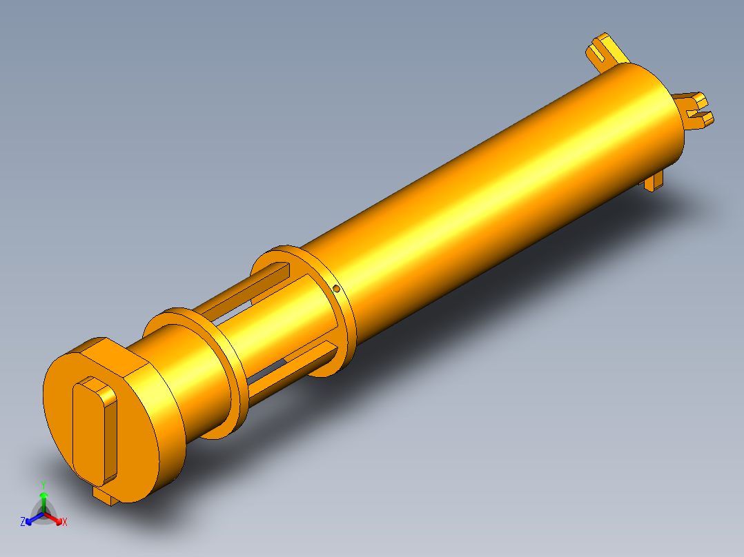 UG摄像机支架正等轴测图