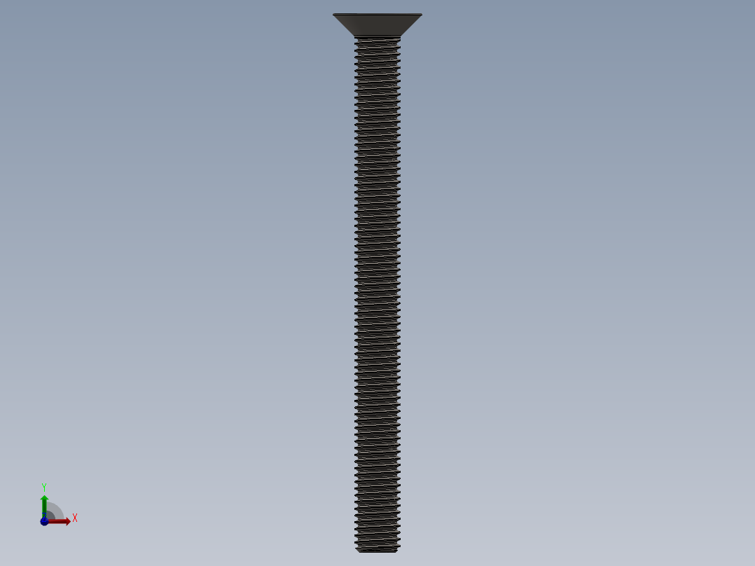 Screw_ISO_10642_M12x140_A2前视图