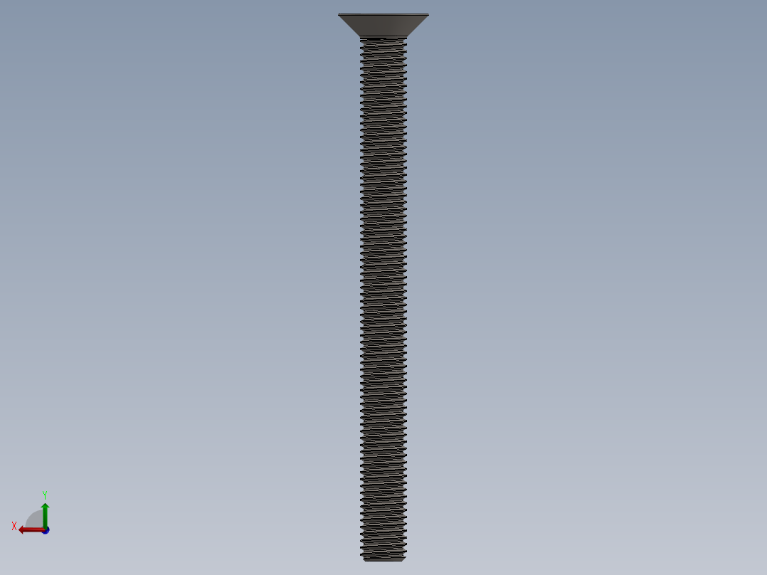 Screw_ISO_10642_M12x140_A2后视图