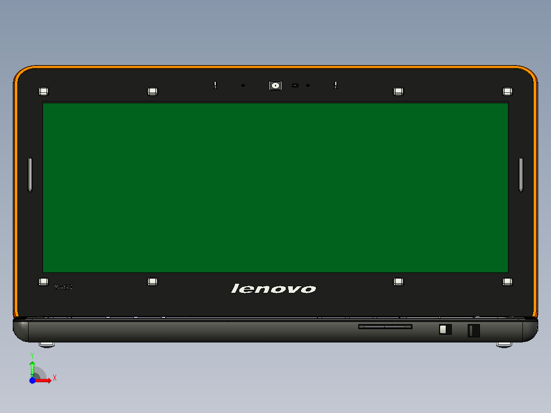 联想笔记本型号Y460  215276前视图