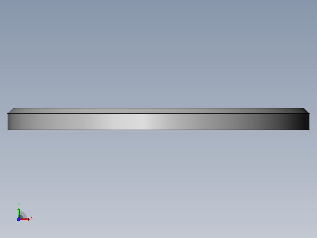 平垫圈倒角型A级30×4前视图