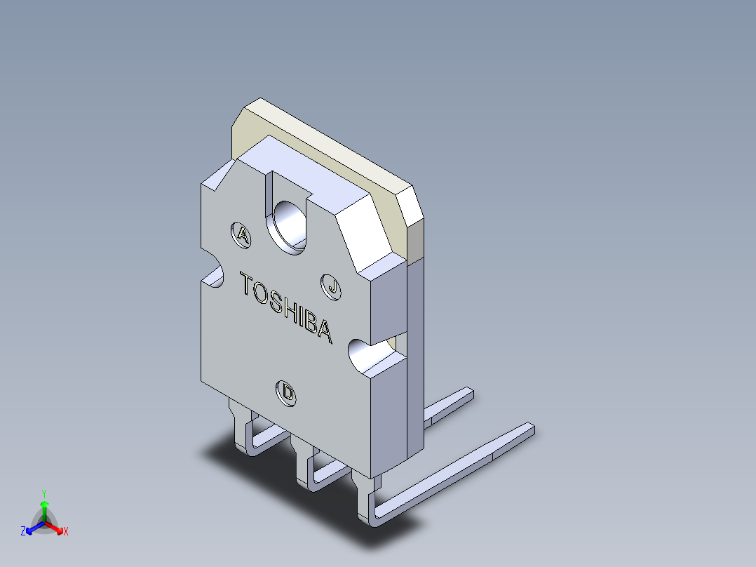 接插件(140)正等轴测图