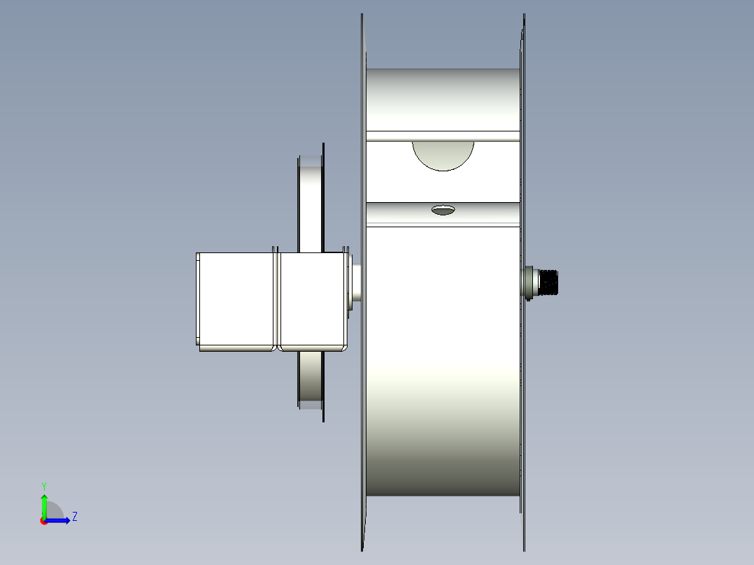 新型多功能卷管器左视图