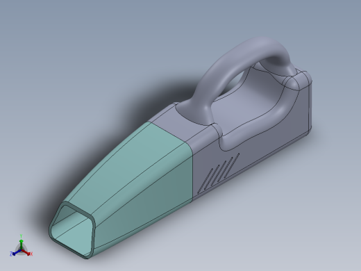吸尘器正等轴测缩略图