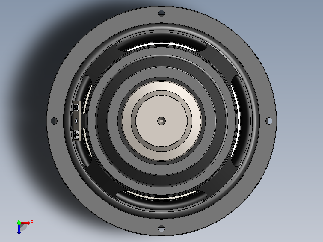 扬声器、喇叭(33)俯视图