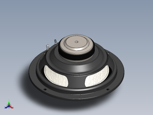 扬声器、喇叭(33)正等轴测缩略图