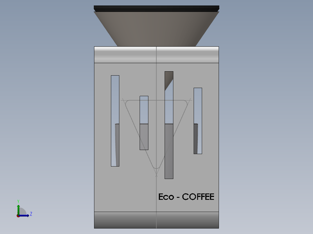 咖啡机(8)左视图